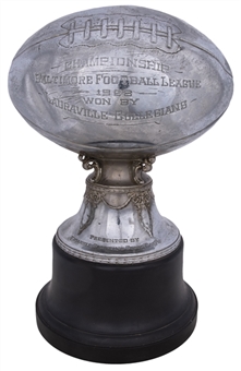 1928 Baltimore Football League Championship Trophy Won By Lauraville Collegians
